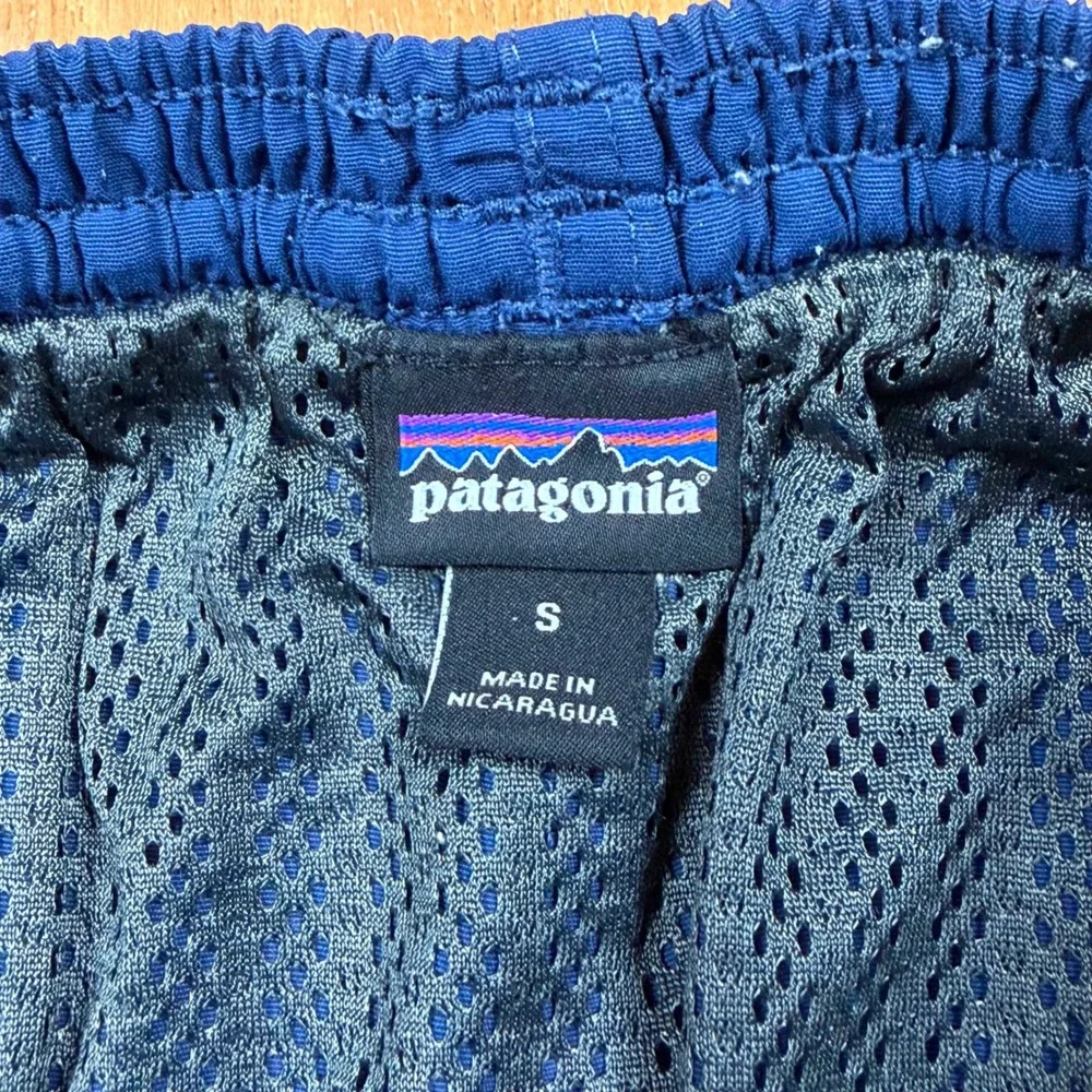 Patagonia Baggies Shorts 5 Mens S Stone Blue SNBL 57021 SP20 Nylon Swim Trunks